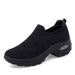 Spring And Autumn Women's Sneakers Sports Ladies Travel Hiking Casual Height Increasing Air Cushion Outdoor Sock Shoes_desvips.com