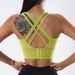 Women's Tank-Style Sports Bra - Plus Size High-Impact Quick-Dry, Backless Design For Running, Yoga & Gym Wear_desvips.com