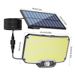 Solar-powered Household Sensor Wall Courtyard Light, Lighting Fixture, Waterproof Rural Outdoor Toilet Street Light_desvips.com