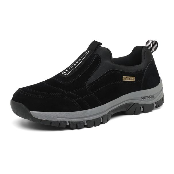 Classic Outdoor Men Sneakers Spring Slip On Casual Shoes Breathable Suede Leather Anti-skid Walking Shoe Hot Sale_desvips.com