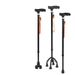 QFV5070455555=051 LeFu Aluminum Alloy Four-Legged Telescopic Cane With Light, Hiking For Elderly, Anti-Fall Walking Stick_desvips.com