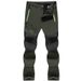 Men's Autumn Sports Long Women's Hiking Pants, Elastic Breathable Couple's Fleece-lined Thickened Outdoor Pants_desvips.com