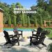 THOEOE Folding Adirondack Chair, HDPE All-Weather Outdoor Chair_desvips.com