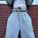 New American Style Washed Casual High Street Men's Wide-Leg Patchwork Sports Pants Sweatpants_desvips.com