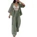 Spring New Fashionable Elegant Women's Outfit Casual Versatile Cardigan And Long Pants Two-Piece Set_desvips.com