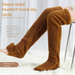 Vacuum Cross-Border Autumn Winter Standing Teddy Bear Floor Long Pads Warm Tube High Knee Socks_desvips.com