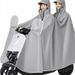 New Fashion Raincoat Electric Bike Battery Motorcycle Long Full-Body Rainstorm Cover Hood Adult Outerwear Riding_desvips.com