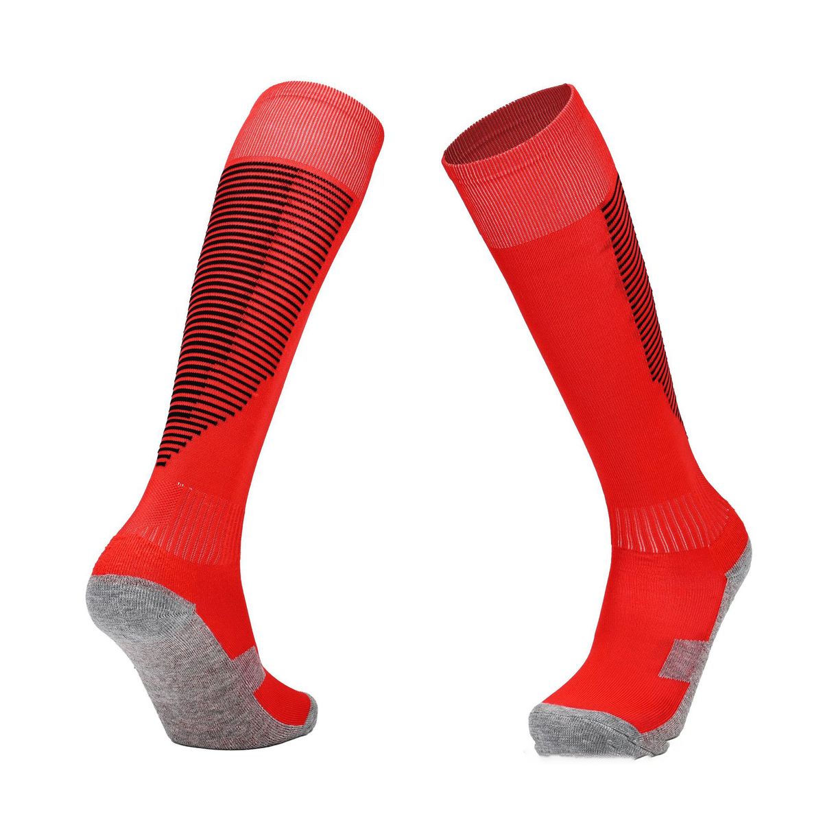 Football Socks - Long Over Knee Cotton Blend Sports Socks For Men Women Kids - Moisture Wicking, Breathable, Cushioned Sole_desvips.com