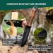 BeaverCraft Bushcraft Knife With 5-inch Fixed Carbon Steel Blade, Full Tang Construction, Fire Starter, And Leather Sheath - 9.8-inch Overall Length F_desvips.com
