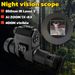 Hunting Night Vision Scope, Digital 8x Magnifying Telescope, Crosshair, All Black Visible Up To 400 Meters_desvips.com