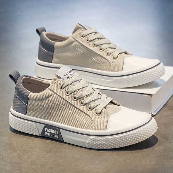 Large Size Men's New Breathable Versatile Skateboard Shoes Men's Soft Sole Casual Sports Trend Fashion Canvas Shoes_desvips.com