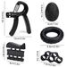 Adjustable Hand Gripper Set, Hand Trainer, Grip Ring, Finger Exerciser, Fitness Equipment Five Piece Set_desvips.com