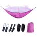 Parachute Cloth Mosquito Net Hammock Outdoor Items 210t Nylon Spun Outdoor Hammock With Mosquito Net_desvips.com