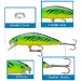 Minnow Fishing Lure 66mm 9.5g Sinking Hard Bait Wobbler Jig Bait Crankbait Carp Bass Pesca Fishing Tackle SwimBait_desvips.com