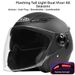 DOT Certified AD Motorcycle Helmet Bluetooth Headset, Suitable For Men And Women, All Seasons, Electric Vehicle Safety Helmet, LED Taillight_desvips.com