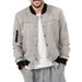 Man's clothing Suede stand collar men's button-up cardigan jacket casual trendy coat for men_desvips.com