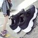 2025 Spring New Casual Korean Edition Student Thick Soled Sports Running Women's Single Trendy Shoes_desvips.com