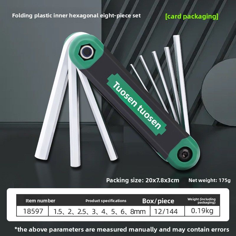 Tuosen Hardware Tools Set Folding Screwdriver Auto Repair Hex Key_desvips.com