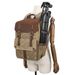 Waterproof SLR Camera Backpack Large Capacity Wax Dyed Canvas Outdoor Photography Backpack Digital Padded SLR Bag_desvips.com