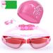 Swimming Caps HD Anti Fog Swimming Goggles For Men And Women Large Frame Electroplated Swimming Goggles With Swimming Cap_desvips.com