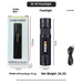 Multifunctional All-aluminum Alloy Mini Key Cap Clip Long Endurance Portable Work Light Emergency Lighting Camping Flashlight_desvips.com