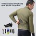 ROCKBROS Winter Cycling Jacket Windproof Bike Jersey With Fleece Lining For Outdoor_desvips.com