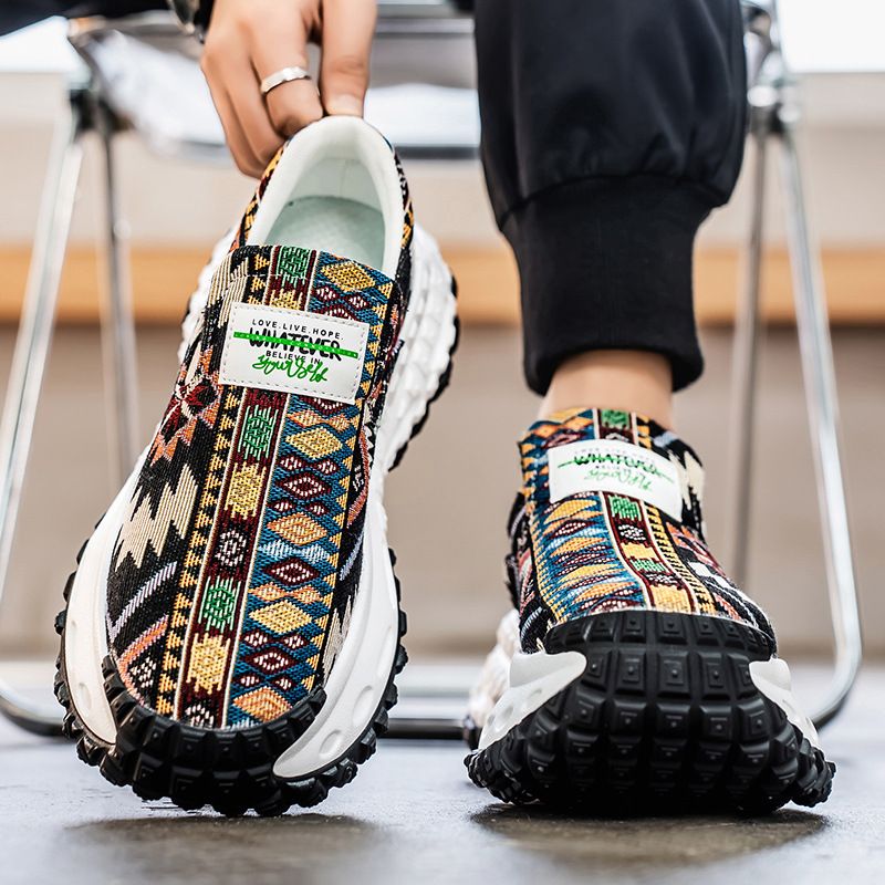 Men' Platform Sneaker Autumn New Breathable Comfortable Vintage Caual Fahion Height Increae Outdoor Vulcanized_desvips.com