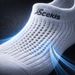 6 Pairs Men Women Running Socks Cushioned Moisture Wicking Anti Blister Ankle Socks_desvips.com
