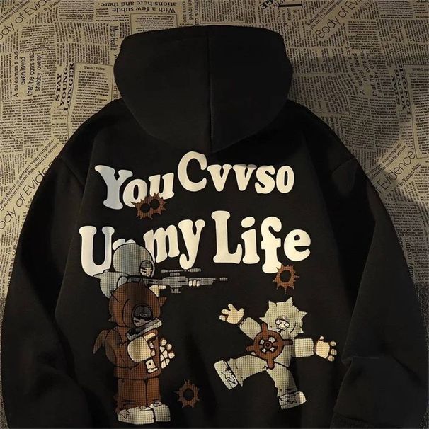 2025 Spring Autumn USA Vintage Fashion Hip Hop Hoodies Women Men Letter Printing Long Sleeve Loose Thin Hooded Sweatshirts S-5XL_desvips.com