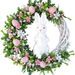 Cross-border New Product 2026 Bunny Easter Wreath Home Props Gift Decoration_desvips.com