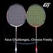 All Carbon Fiber Badminton Racket Set High Elasticity Durable Double Racket For Home Use Family Set Couple Racket_desvips.com
