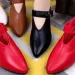 New Pointed Toe Sexy Chunky Women Female Retro Belt Buckle Black High Heels Shoes Chaussure Femme 2024 Ddmysaturn_desvips.com