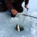 5PCS 8#10# 12# 14# Winter Three-jaw Hook Ice Fishing Hooks Carbon Steel Durable Sinking Bait Tackle Tools With Plastic Case Tool_desvips.com