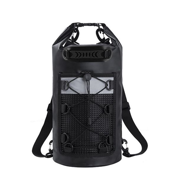 Cross-Border Hot-Selling Bucket Outdoor Travel Dry Wet Separation Net Hanging Beach Rafting PVC Waterproof Bag_desvips.com
