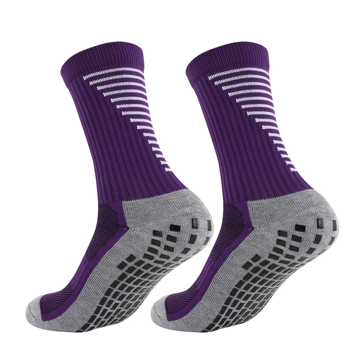 Men's Premium Soccer Socks Adult Sports Short/Mid Calf Terry Cloth Non-Slip Thickened College Students_desvips.com