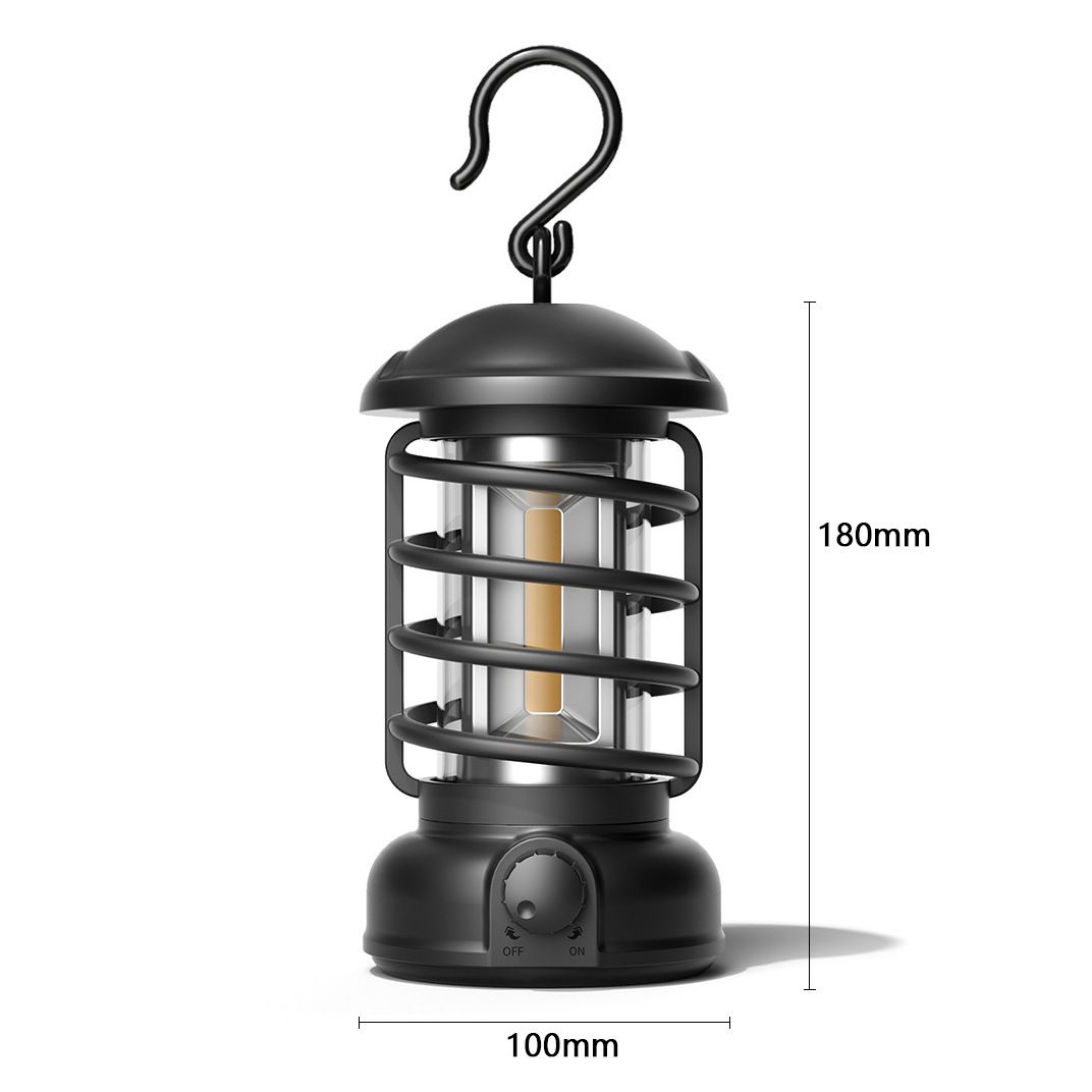 New Outdoor Camping Tent Portable Lantern Gift Ningbo Retro Rechargeable Camp Light Wholesale_desvips.com
