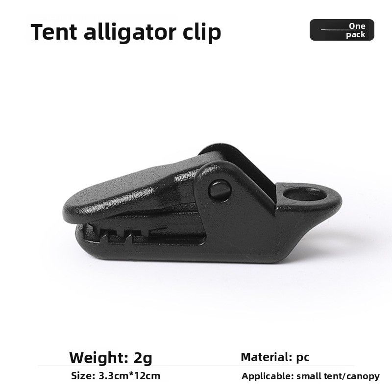 Outdoor Tent Mini Alligator Press-Type Non-Slip Canopy Pull Point Hook Windproof Rope Fixed Clip_desvips.com