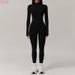 Women's Fleece-Lined Seamless Yoga Jumpsuit – High Waist, Naked Sensation & Full-Body Warmth For Winter Workouts_desvips.com