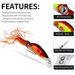 with Mustache 19g Plastic Hard All Water Area Squid Lure Fish Bait DW310_desvips.com
