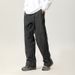 001 Winter Retro Simple Solid Color Three-Proof Fleece-Lined Cargo Men Street Loose Wide-Leg Versatile Sports Outdoor Long_desvips.com