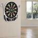 Bersaglio Freccette Elettronico In Plastica Con 6 Freccette, Effetti Sonori E Visivi, 44 X 50 X 3.2cm, Nero_desvips.com
