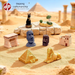 Miniature Landscape Ancient Egyptian Easter Statue Desert Town Castle Pyramid Stone Sculpture Resin Craft Small Ornament_desvips.com
