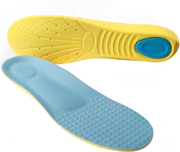 Shoes Inserts Memory Foam Shock Absorption Pain Relief Plantar Fasciitis Breathable PU Sports Foot Insoles For Men_desvips.com