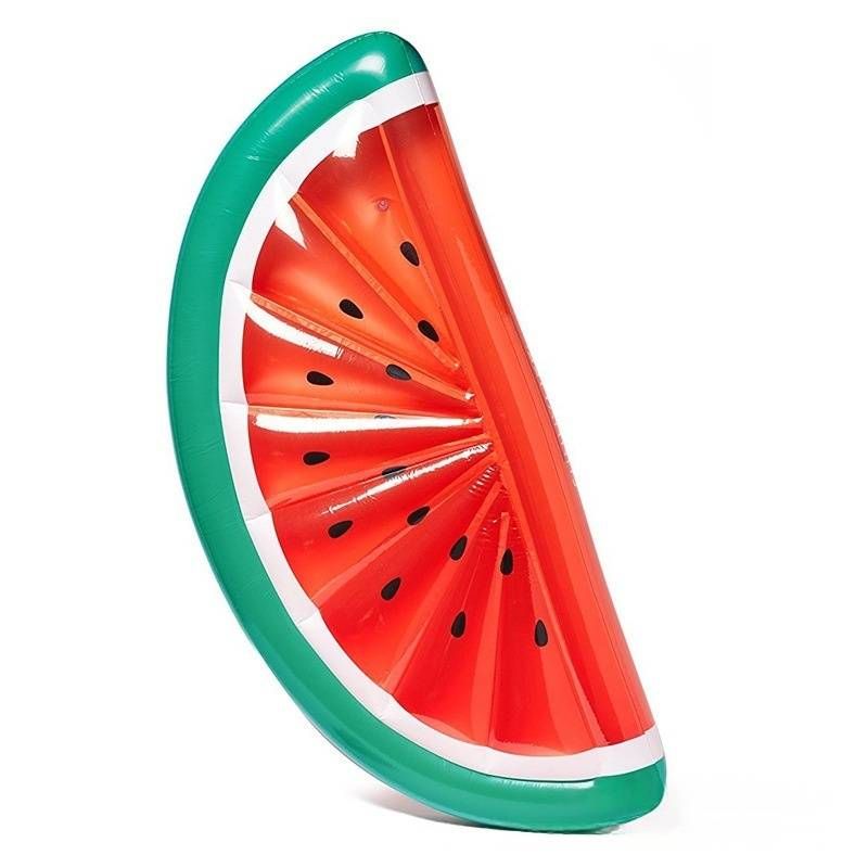 Inflatable Watermelon Pool Float - Giant Fruit-Shaped Lounger For Adults, Summer Water Fun_desvips.com