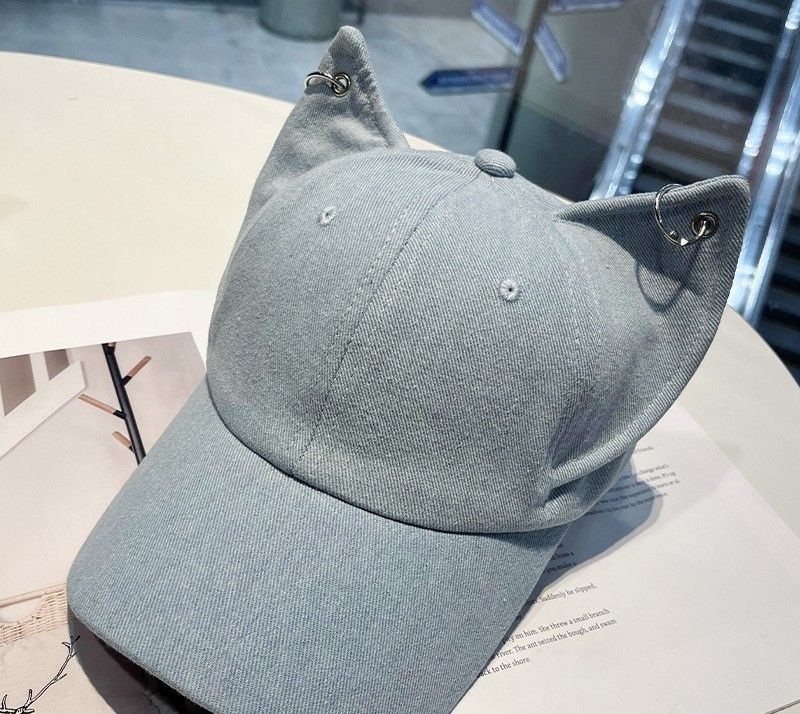 Novelty Niche Individual Street Trend Baseball Cap Men And Women Doberman Dog Duckball Cap Fox Ears Fashion Bat Cap_desvips.com