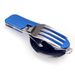 Stainless Steel Cutlery 4 In 1 Outdoor Picnic Tableware Foldable Knife Fork Spoon Bottle Opener Folding Pocket Cutlery Set_desvips.com