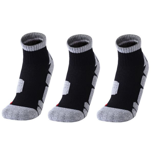 Professional Outdoor Socks For Men And Women, Towel Bottom Sports Thickened Hiking Marathon Running Socks, Three Pairs_desvips.com