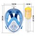 New diving mask Full dry breathing tube anti-fog insertion snorkeling mask_desvips.com