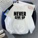 New Autumn Winter Hooded Sweatshirt Women Letter Print Top Fashion Versatile Casual Plus Size Loose Fit_desvips.com