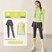 Women's Plus Size Yoga Outfit Set Quick Drying Outdoor Morning Running Cycling Sportswear Fitness Pilates Clothing_desvips.com